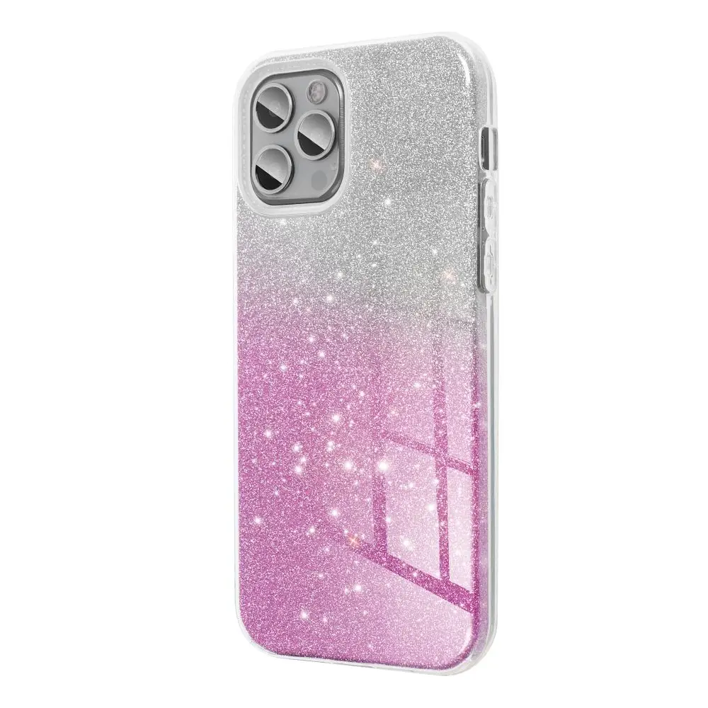 Prozorna roza torbica za Samsung A55 5G Shining