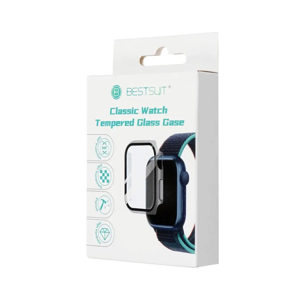 Zaščitni etui z steklom Bestsuit Flexible za Apple Watch Ultra/Ultra 2/Ultra 3 49 mm – črn