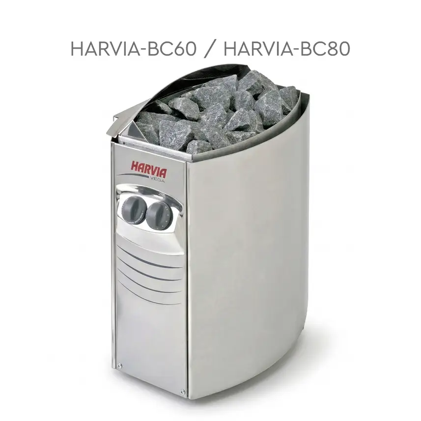 Električni grelnik Harvia Vega BC80 (8,0 kW) — Največja moč v kompaktni izvedbi