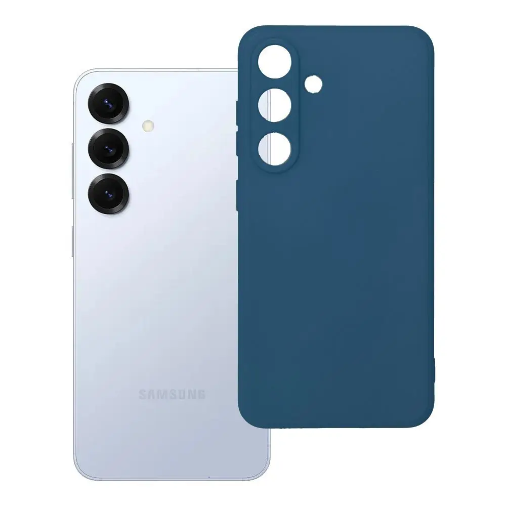 SOFT etui za SAMSUNG S25, temno modra barva