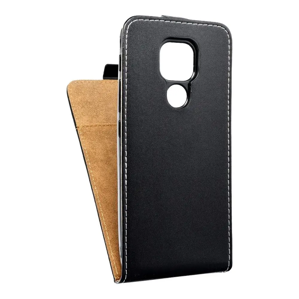 Vertikalni etui SLIM FLEXI FRESH za MOTOROLA MOTO E7 Plus / G9 Play / G9, črn