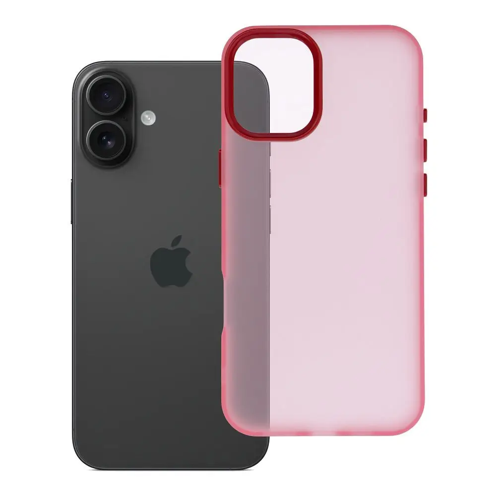 Ohišje za iPhone 16 PLUS v roza barvi Sappy