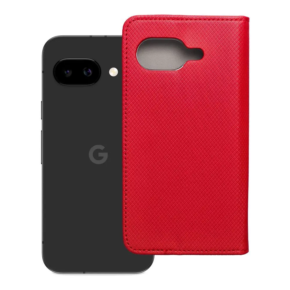 Torba SMART CASE Book za GOOGLE Pixel 9a, rdeča