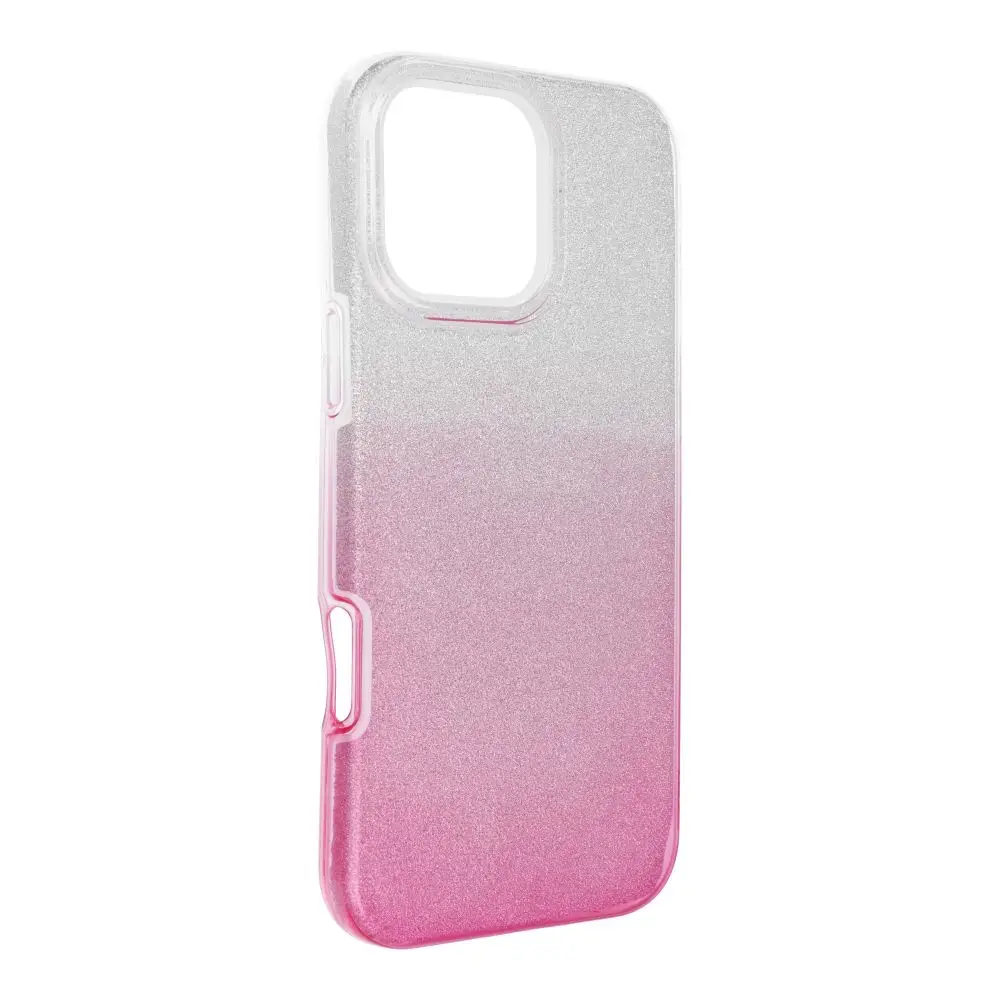 Prozorna roza torbica za iPhone 16 PRO MAX Shining