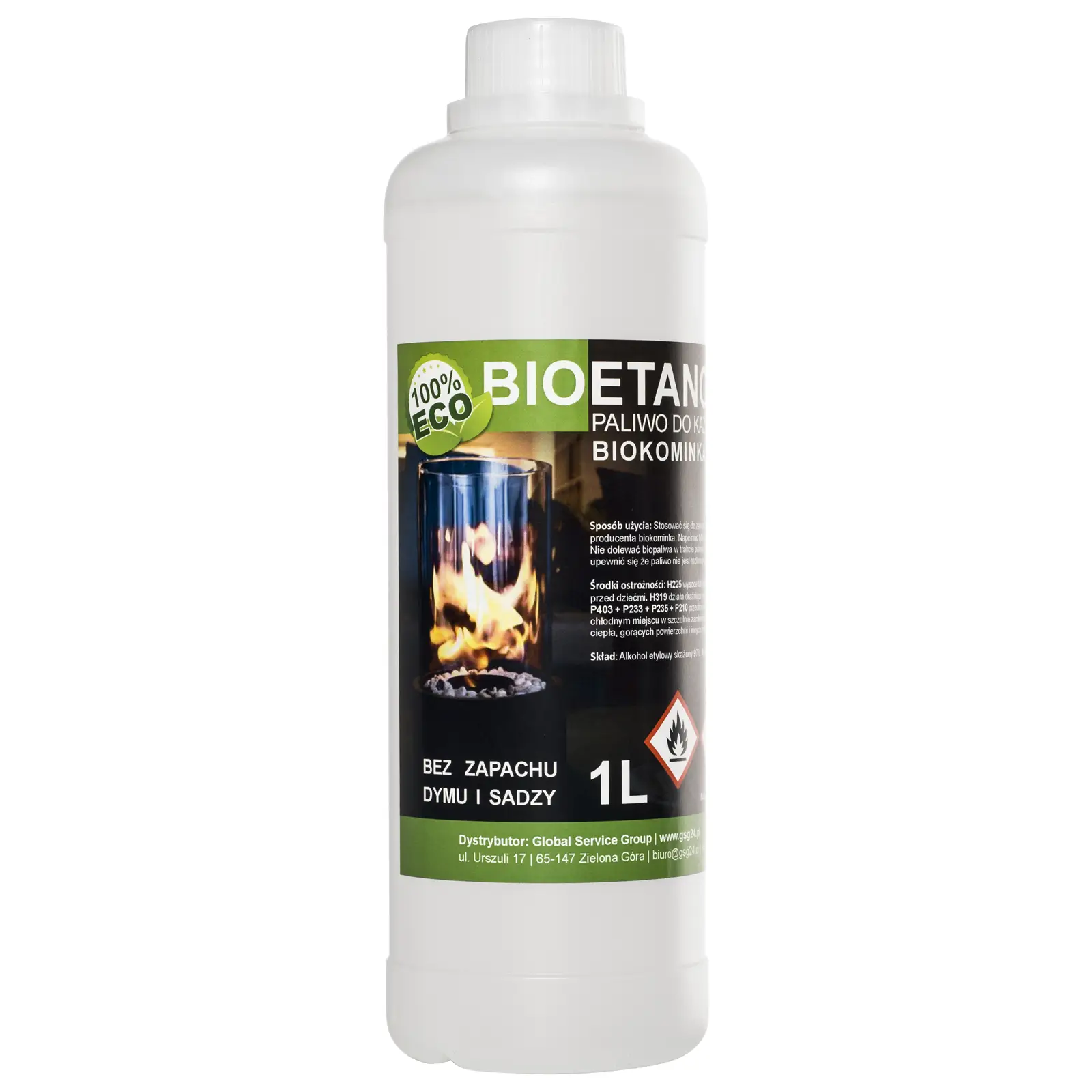Bioalkohol, bioetanol, BIO gorivo za biokamin, 1 l