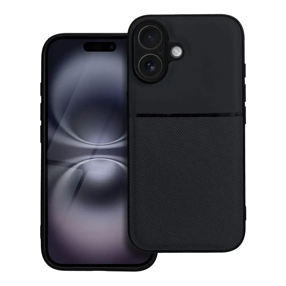 Ohišje za iPhone 16 Noble, črno