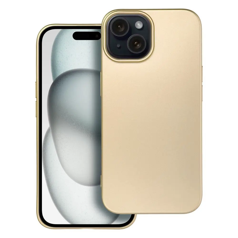Ohišje za iPhone 15 v barvi kovinsko zlata