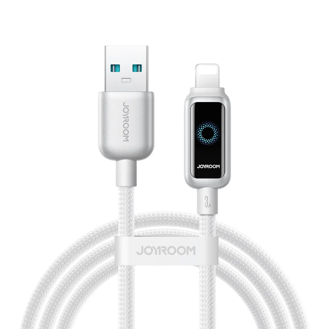 Kabel USB-A – iPhone Lightning 3A, 1,2 m – bel