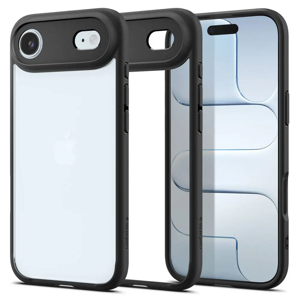 SPIGEN ovitek ULTRA HYBRID za iPhone 17 Air, mat črna