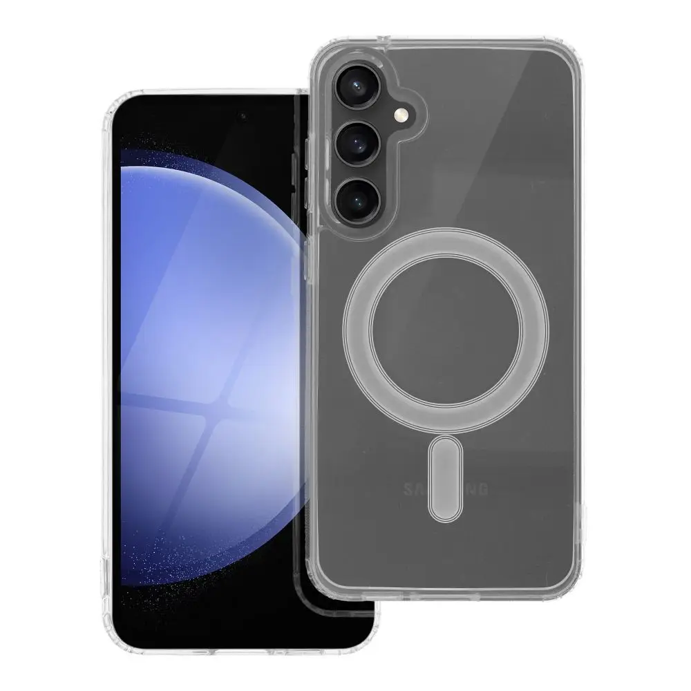 Transparentni etui za Samsung S23 FE Clear Mag Cover (STR), združljiv z MagSafe