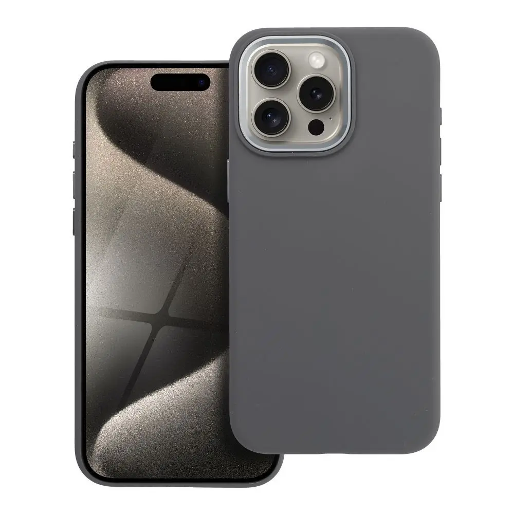 Ohišje za iPhone 15 PRO MAX Forcell F-Protect Frame Premium, združljivo z MagSafe, sivo 0INT