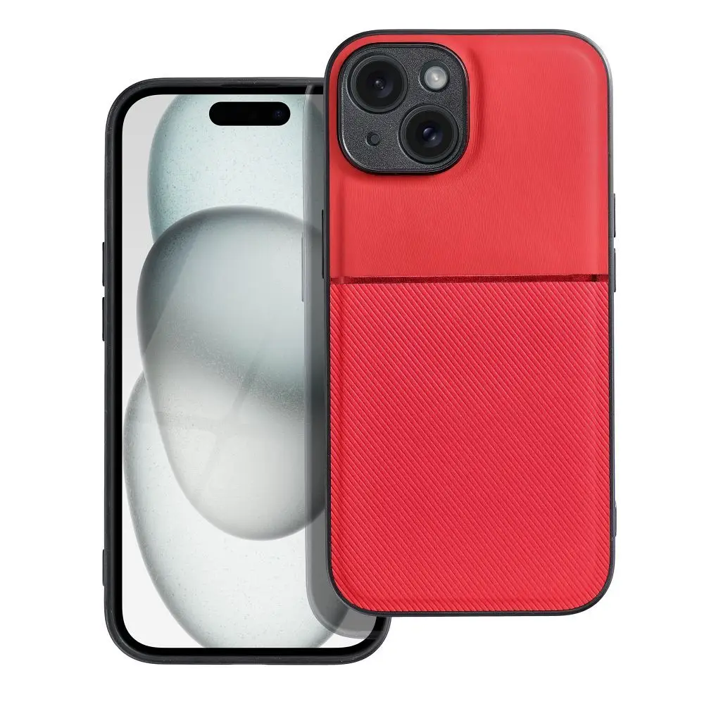 Ohišje za iPhone 15 Noble, rdeče