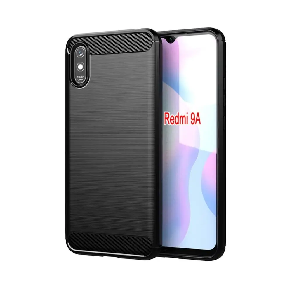 Ohišje za Xiaomi Redmi 9A / 9AT Carbon, črno