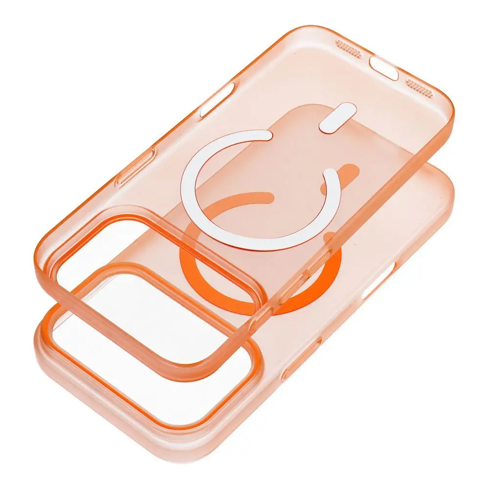 Ovitek za iPhone 16e (SE4 2025) / 17e Go Orange, združljiv z MagSafe, oranžne barve