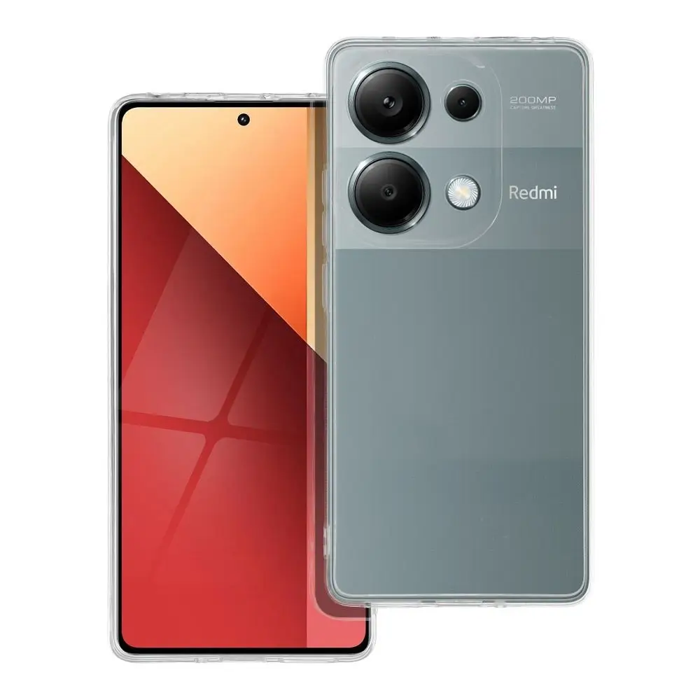 Prozorna zaščitna torbica za Xiaomi Redmi Note 13 PRO 4G, debelina 2 mm