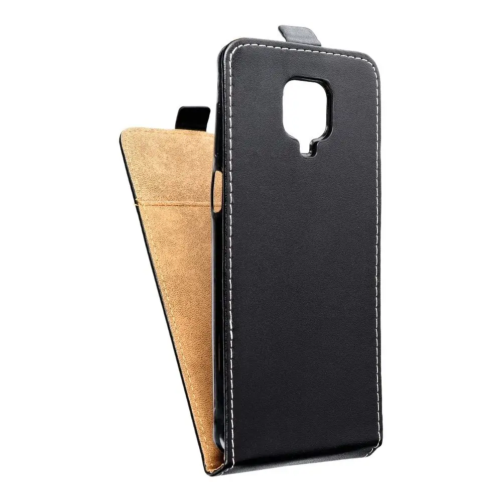 Vertikalni etui SLIM FLEXI FRESH za XIAOMI Redmi Note 9 Pro, črn