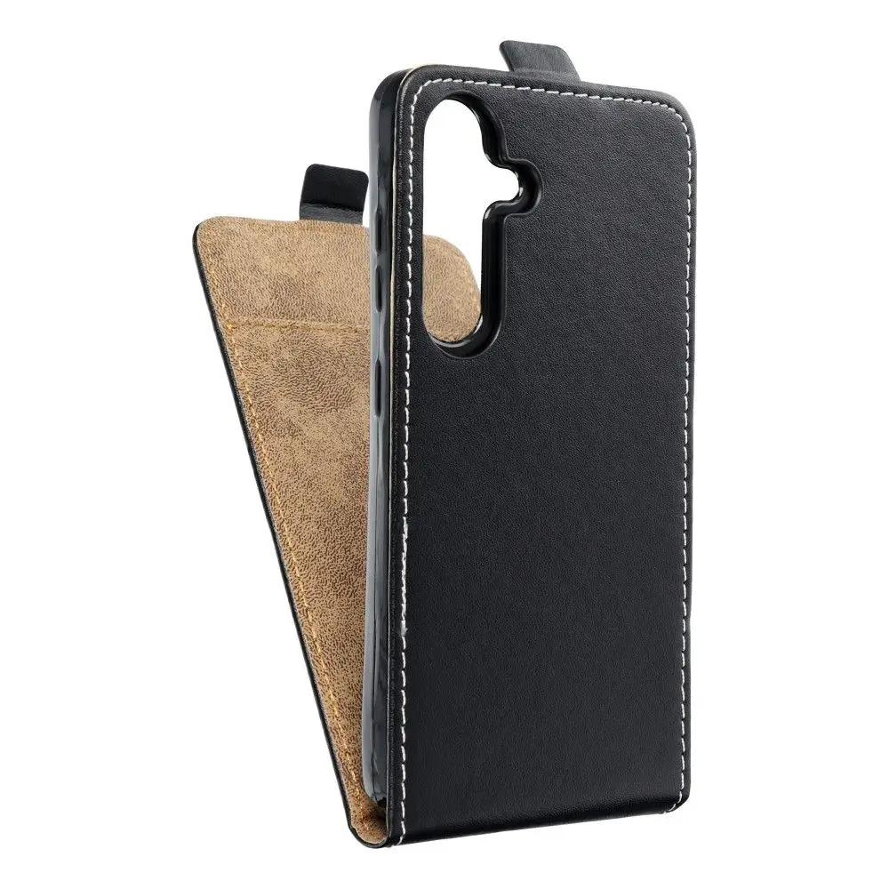 Vertikalni etui SLIM FLEXI FRESH za SAMSUNG S24, črn