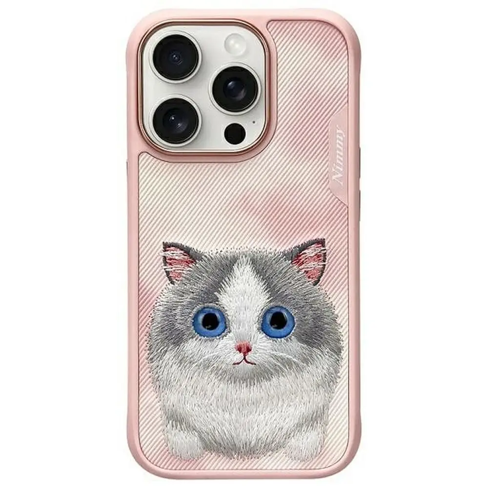 NIMMY etui BIG EYED PET 2.0 Cat za iPhone 16 Pro, roza