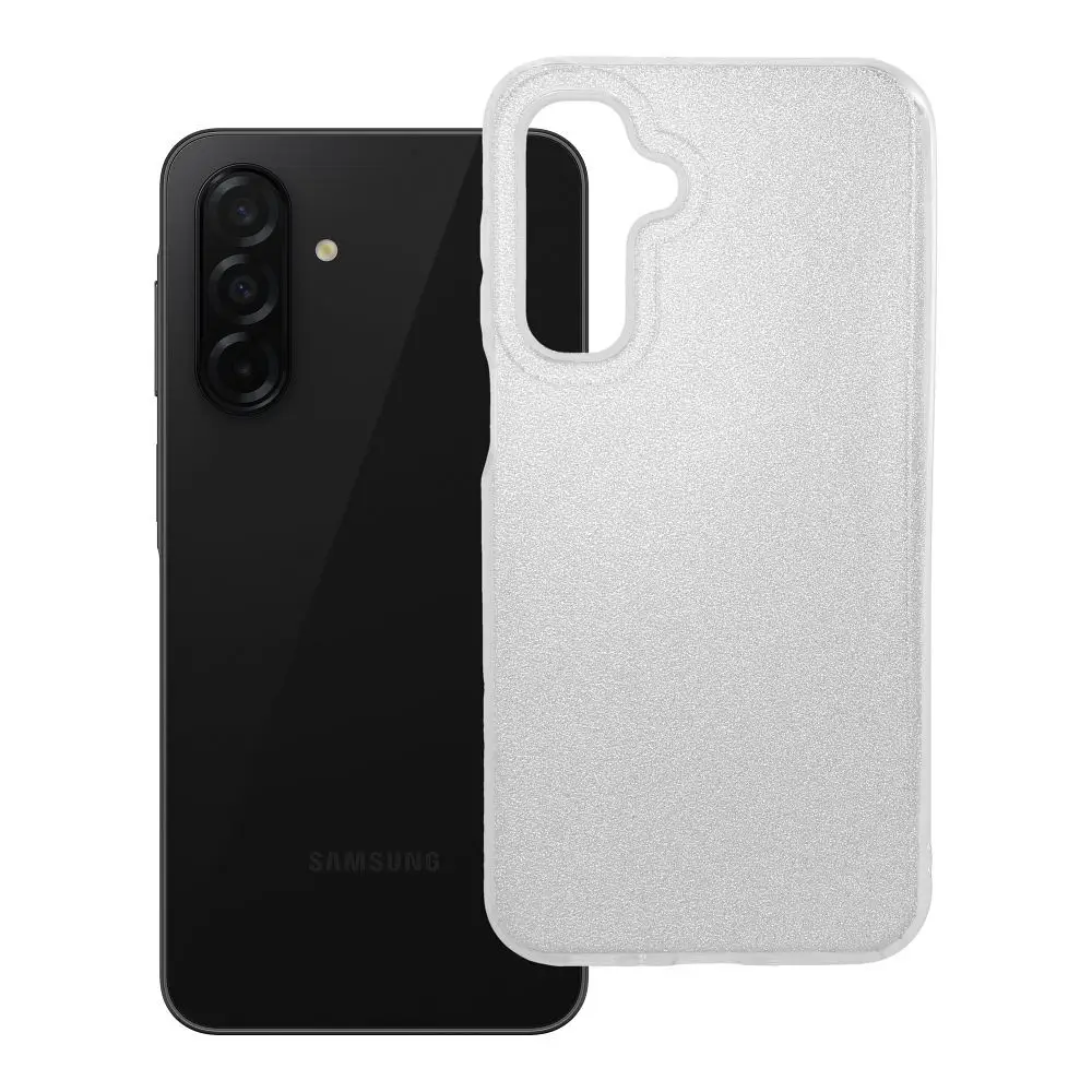 Etui za Samsung A26 5G Shining, srebrno
