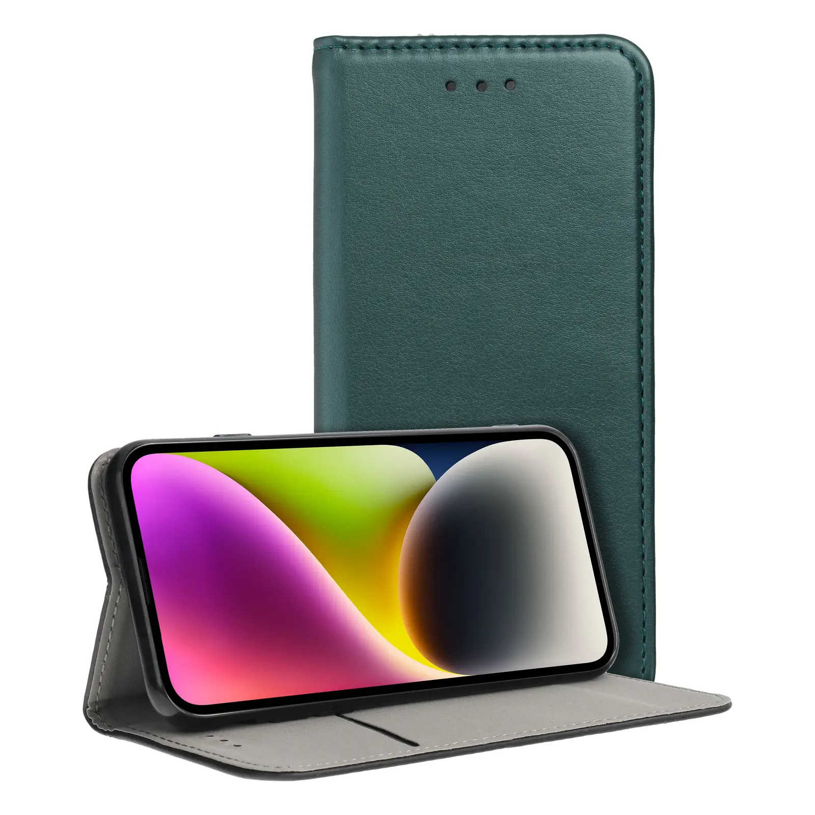 Etui SMART MAGNETO za OPPO A5 4G / A5 5G, temnozeleno