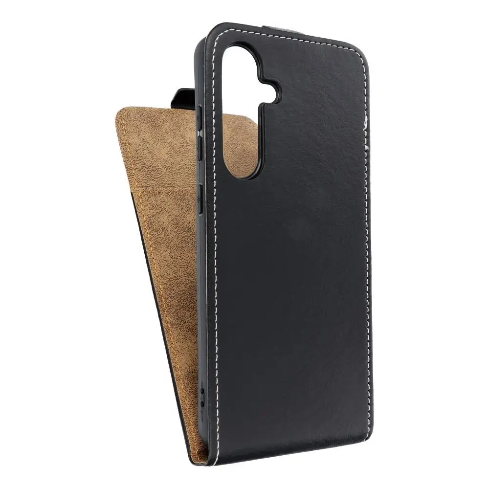 Vertikalni etui SLIM FLEXI FRESH za SAMSUNG S24 FE, črn