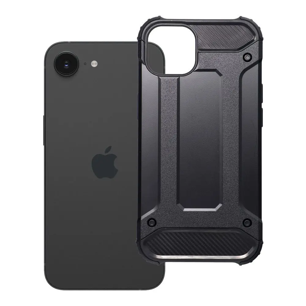 Ohišje za iPhone 16e (SE 4 2025) / 17e Armor, črno