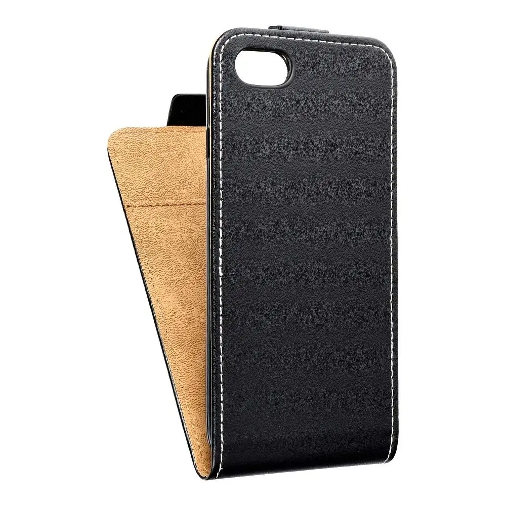 Vertikalni etui SLIM FLEXI FRESH za iPhone 7 / 8 / SE 2020 / SE 2022, črn