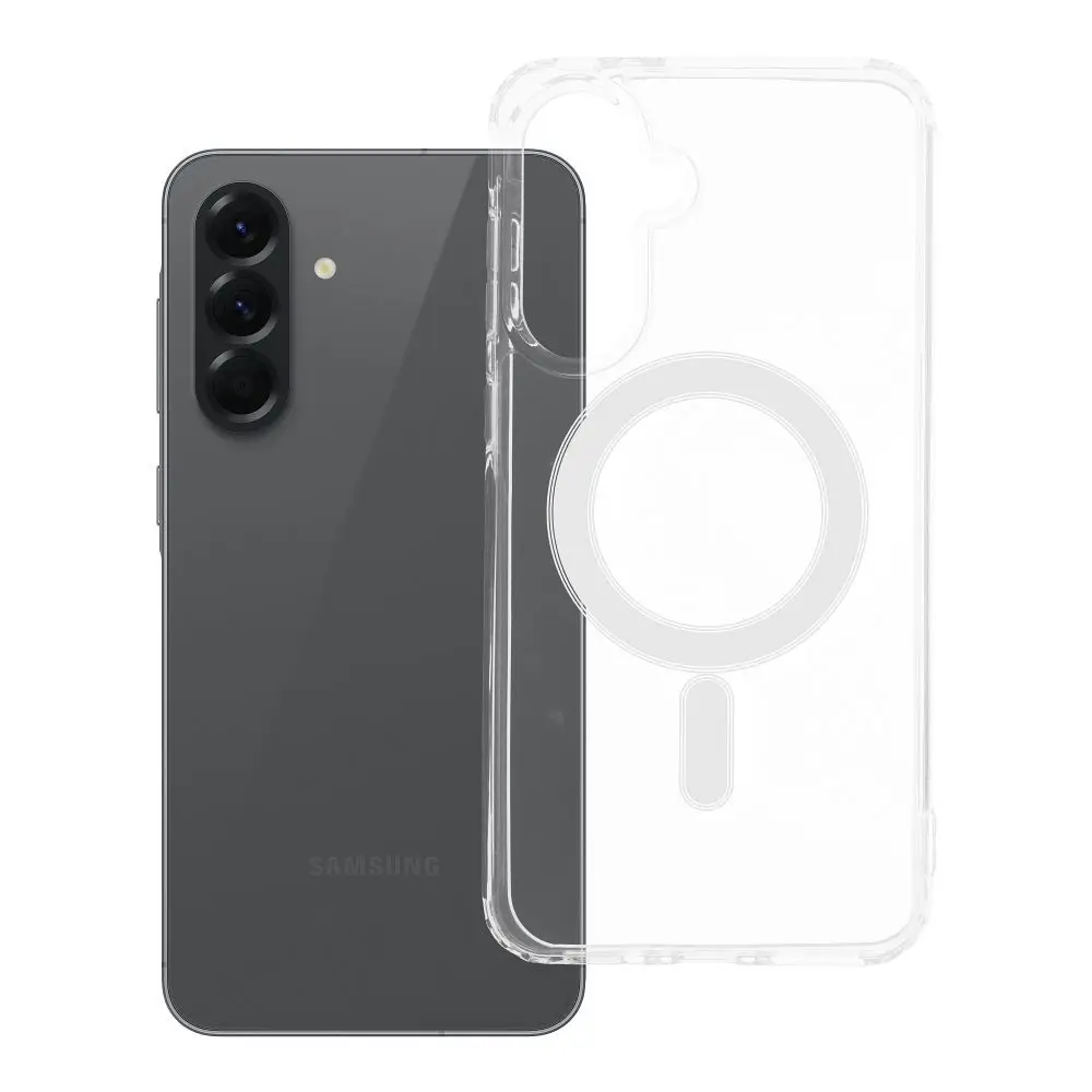 Transparentni etui za Samsung A56 Clear Mag Cover (STR), združljiv z MagSafe
