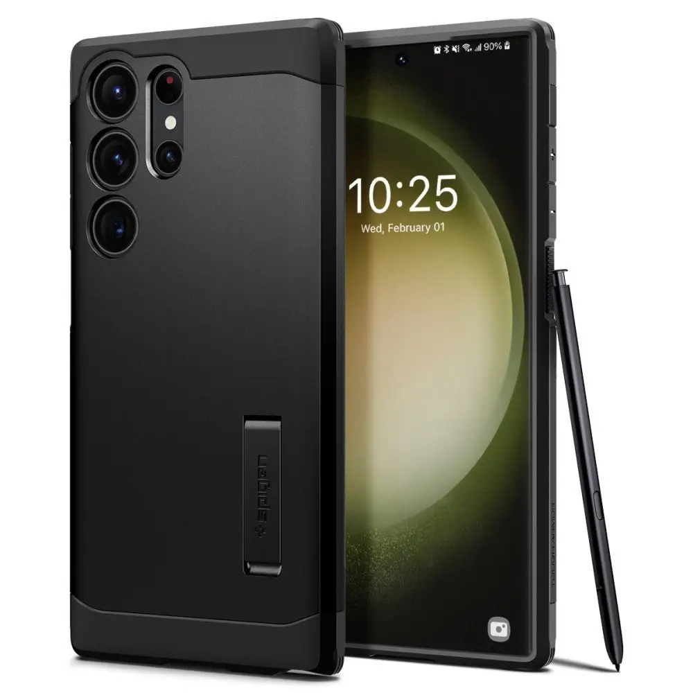 SPIGEN ovitek TOUGH ARMOR za SAMSUNG S23 Ultra, črn