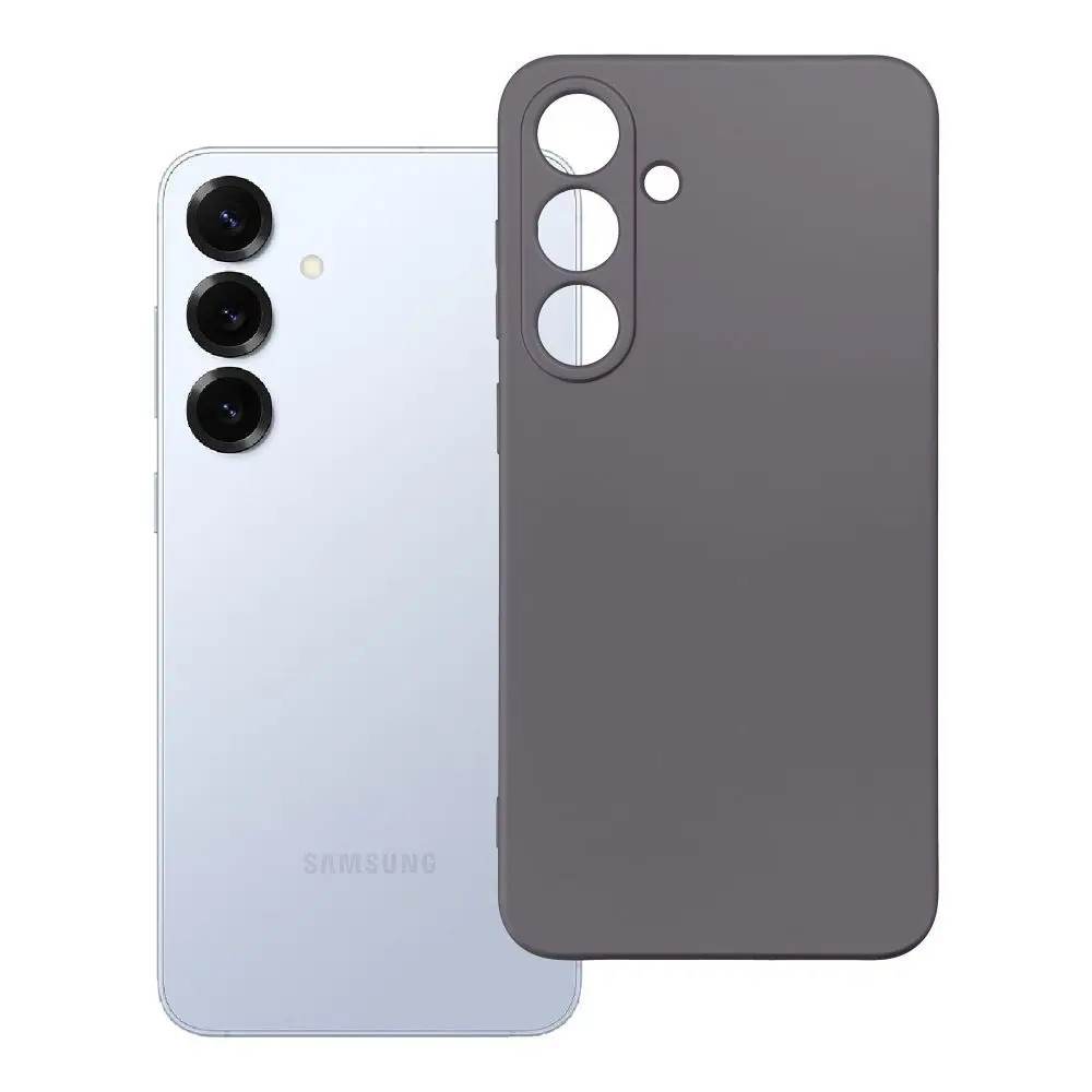 Etui za Samsung S25 PLUS, siva barva z metalnim odtenkom