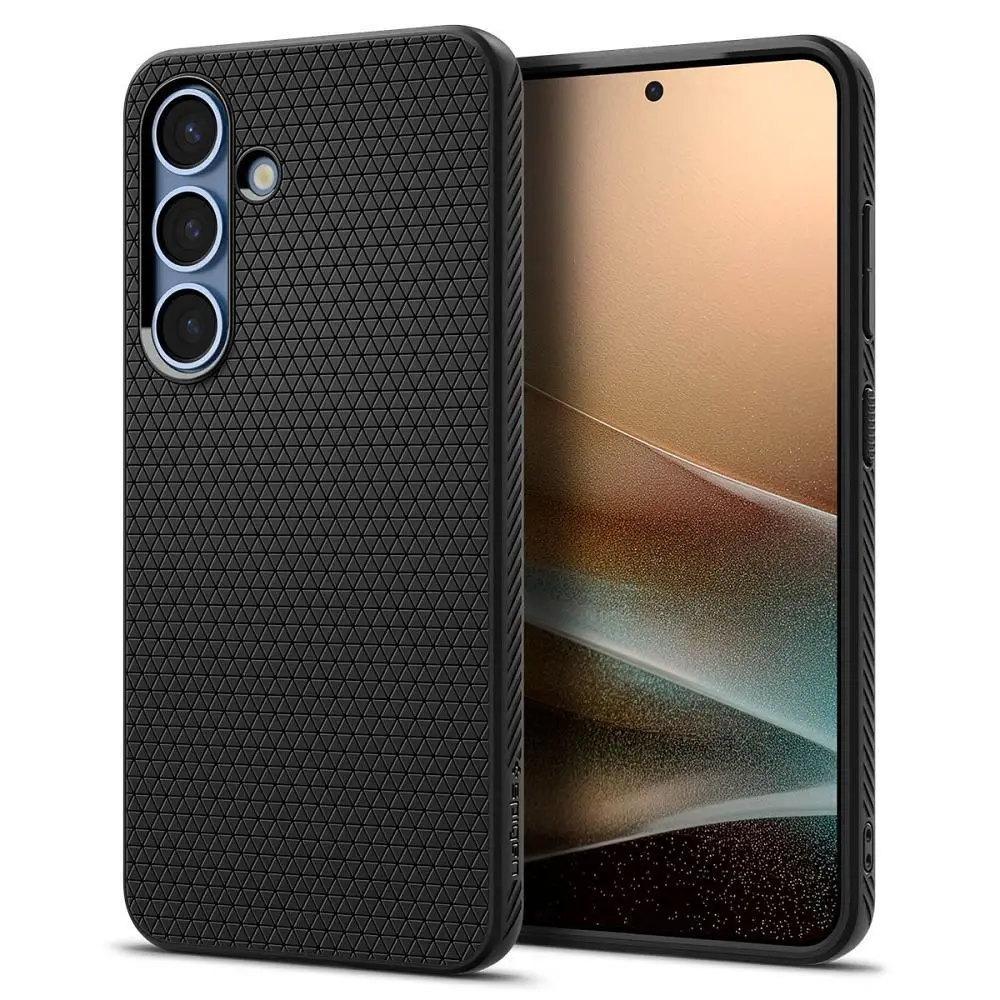 SPIGEN ovitek LIQUID AIR za SAMSUNG S25, mat črna barva