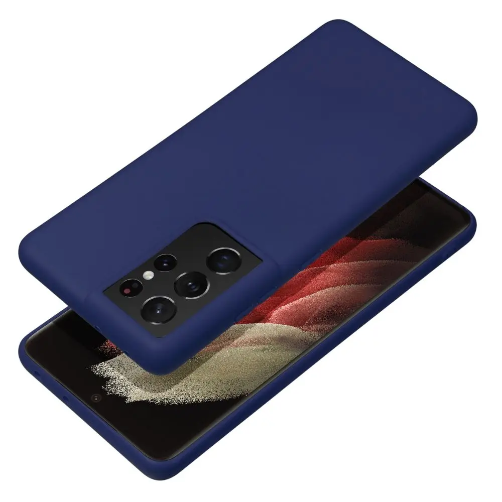 SOFT ovitek za SAMSUNG S25 FE, temno modra barva