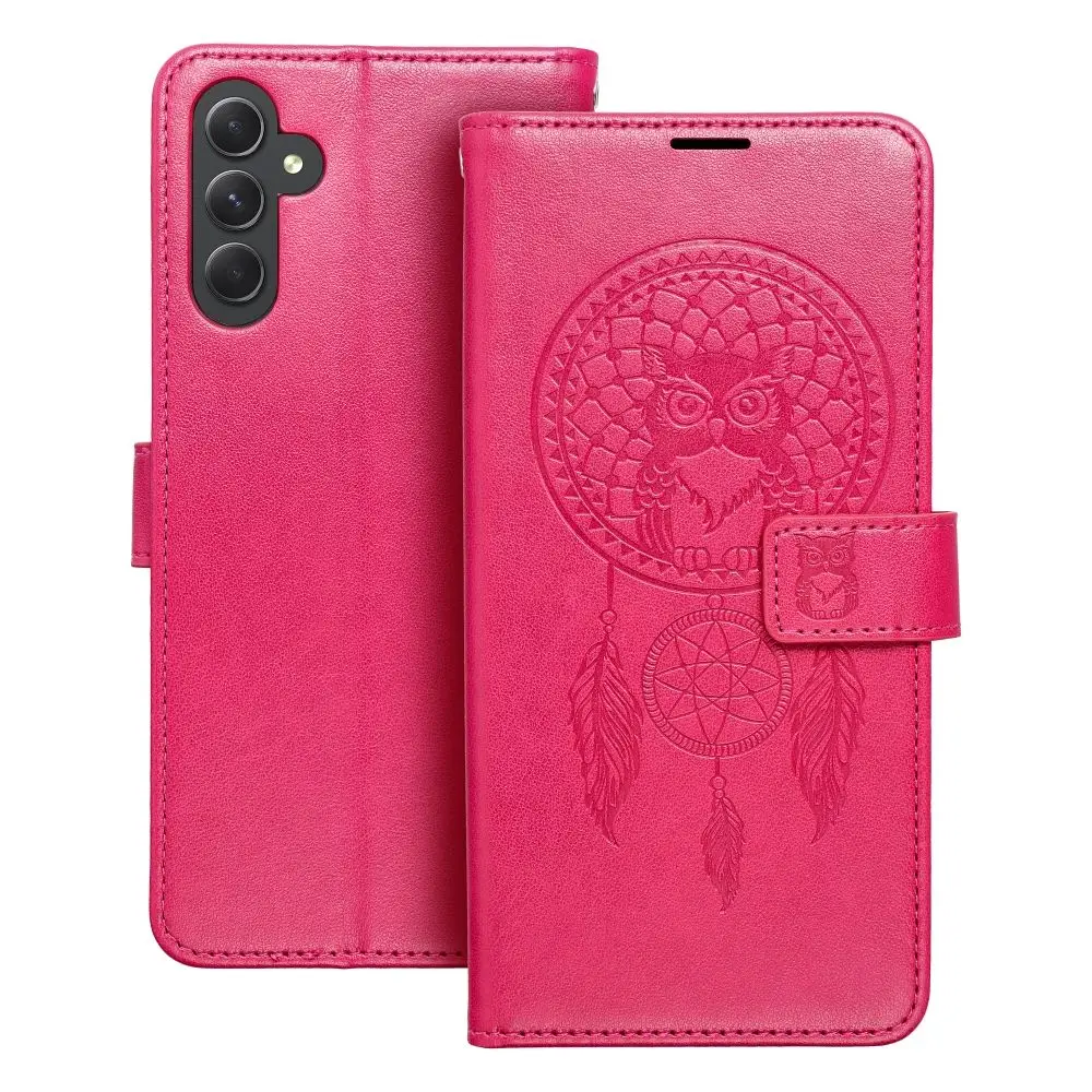 Kabura MEZZO Book do SAMSUNG A14 4G / A14 5G łapacz snów magenta
