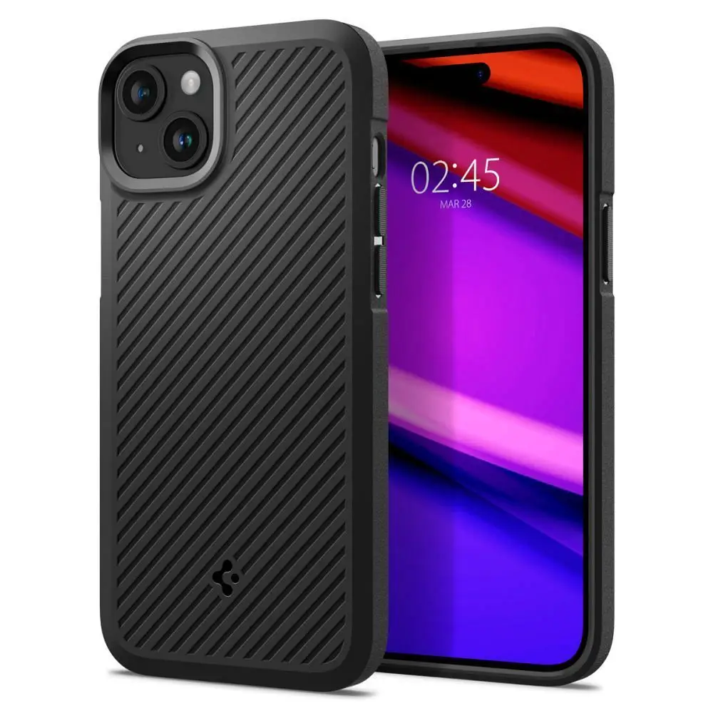 SPIGEN ovitek CORE ARMOR za iPhone 15 Plus, mat črna