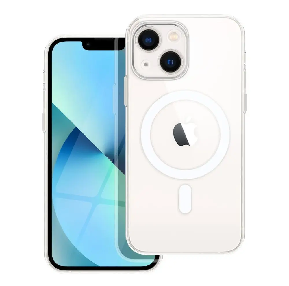 Transparentni etui za iPhone 13 Mini Clear Mag Cover (STR), združljiv z MagSafe