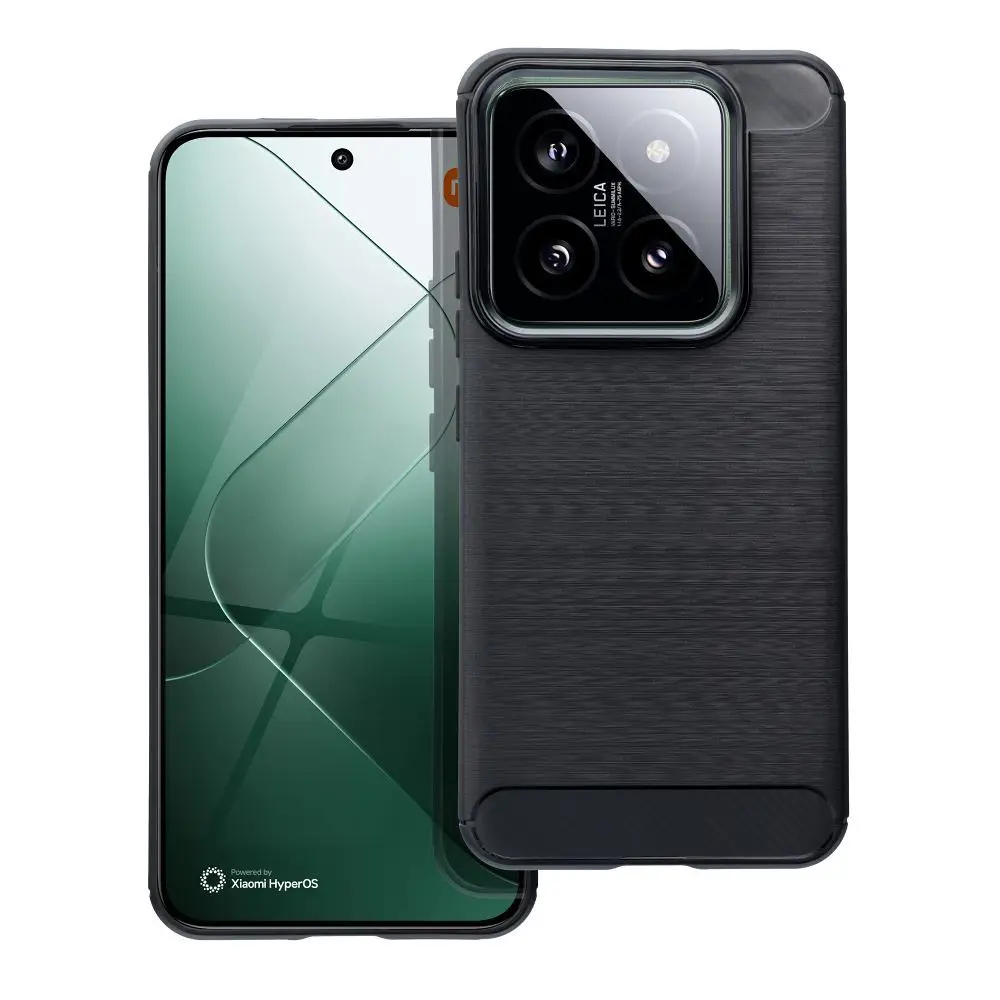 Ohišje za Xiaomi 14 PRO Carbon, črno