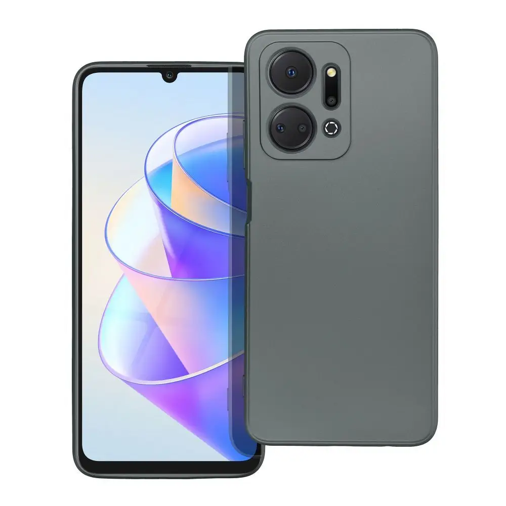Etui za Honor X7A v sivi barvi Metallic