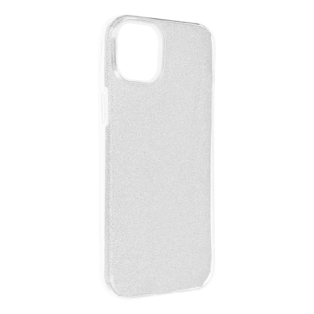 Ovitek za iPhone 15 PLUS Shining srebrne barve