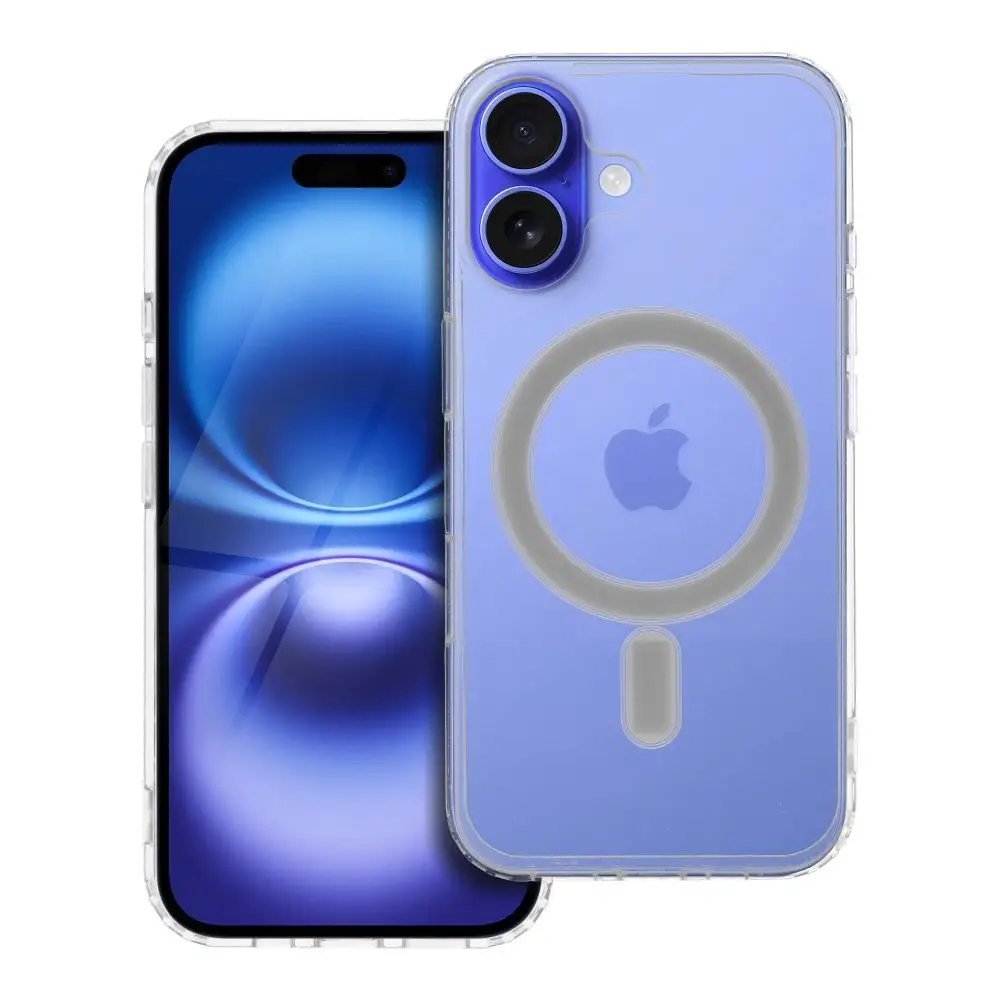Transparentni etui za iPhone 16 Clear Mag Cover (MID), združljiv z MagSafe