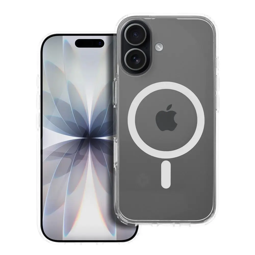 Ohišje za iPhone 17 Forcell F-Protect Clear Hybrid Premium, združljivo z MagSafe, prozorno 0INT