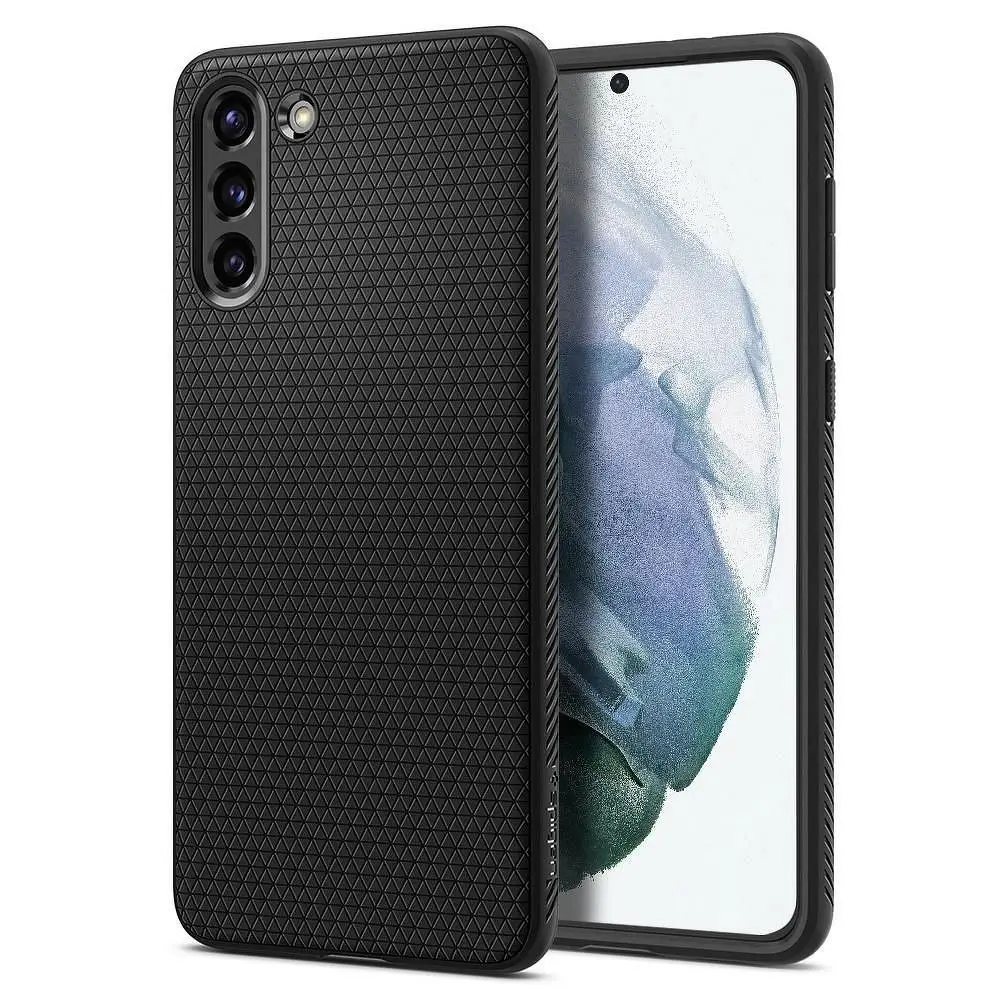 Etui SPIGEN Liquid Air za SAMSUNG S21, mat črna