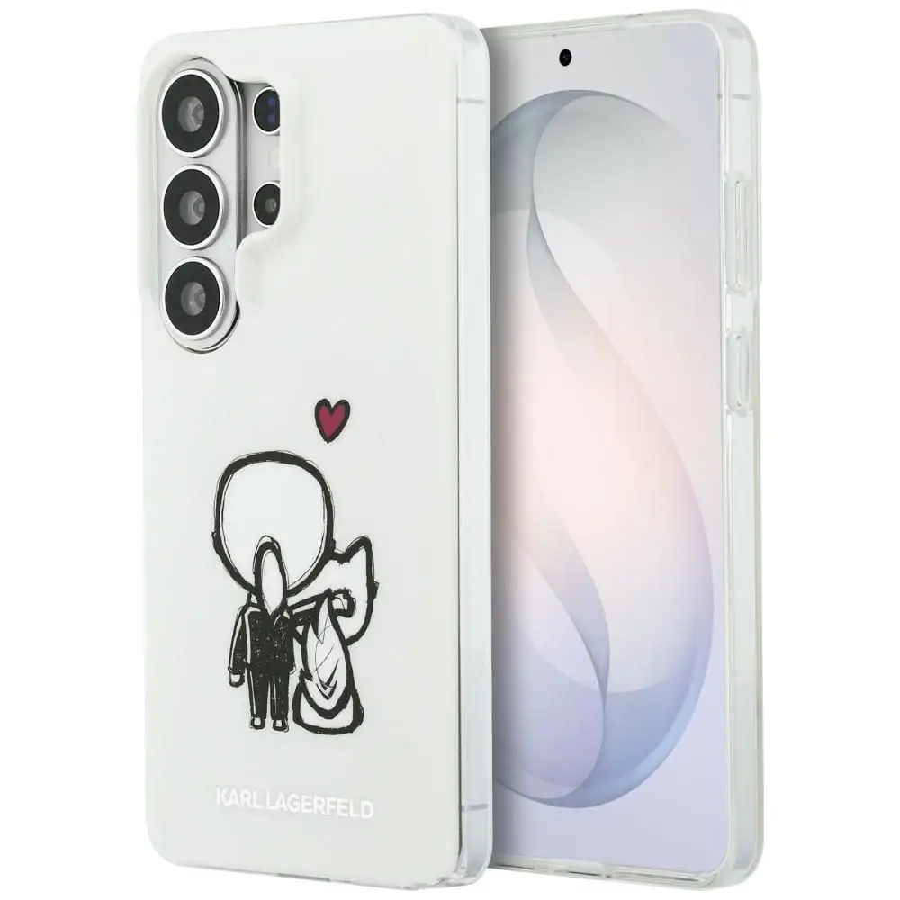 KARL LAGERFELD ovitek za SAMSUNG S26 Ultra KLHMS26L6HKCBHH (Magnetic IML K&C; logotip na zadnji strani) prozoren