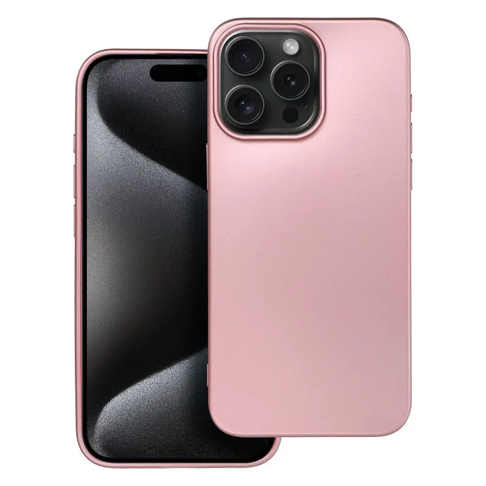 Ohišje za iPhone 15 PRO MAX v roza metalik barvi