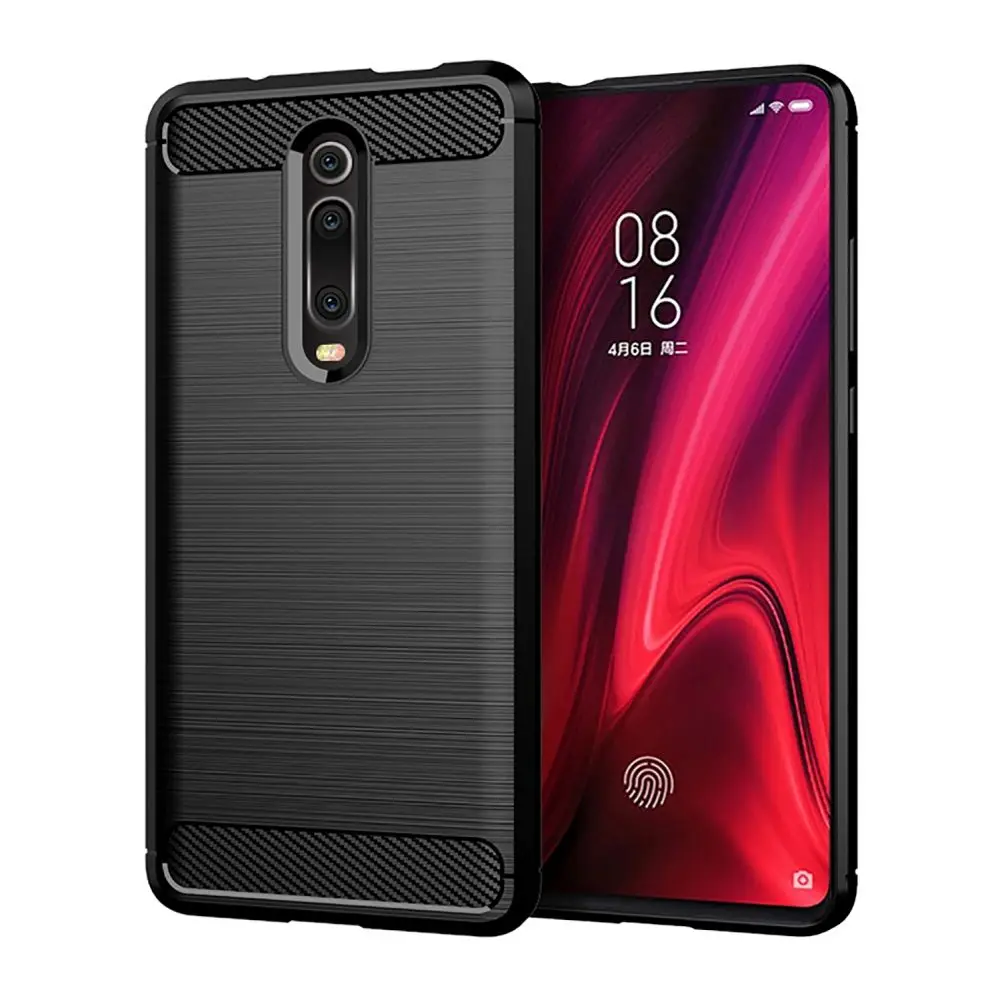Ohišje za Xiaomi Redmi 9T / Poco M3 Carbon, črno