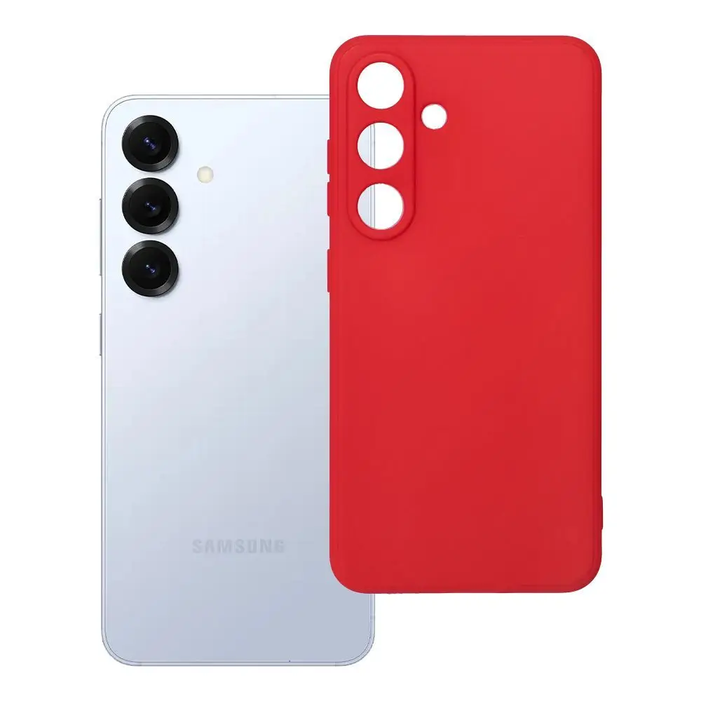 Mehka torbica za SAMSUNG S25, rdeča