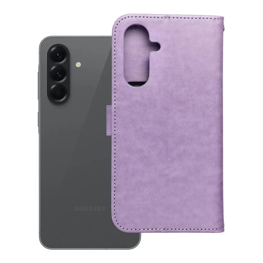 Torbica MEZZO Book za SAMSUNG A56 5G, motiv lovilca sanj, vijolična