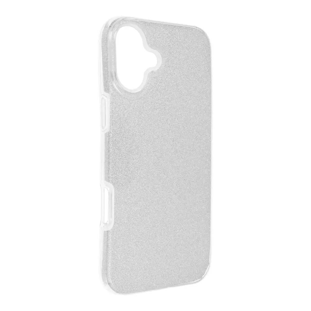 Ohišje za iPhone 16 PLUS Shining, srebrno