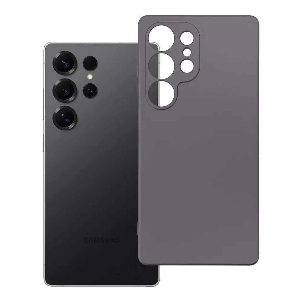 Etui za Samsung S25 ULTRA, siva barva z metalnim odtenkom