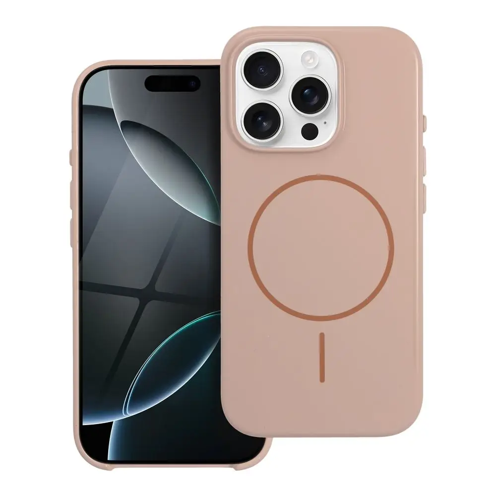 Ohišje za iPhone 16 PLUS Premium Glossy Mag Cover, združljivo z MagSafe in gumbom za upravljanje kamere, v barvi puščavsko zlato