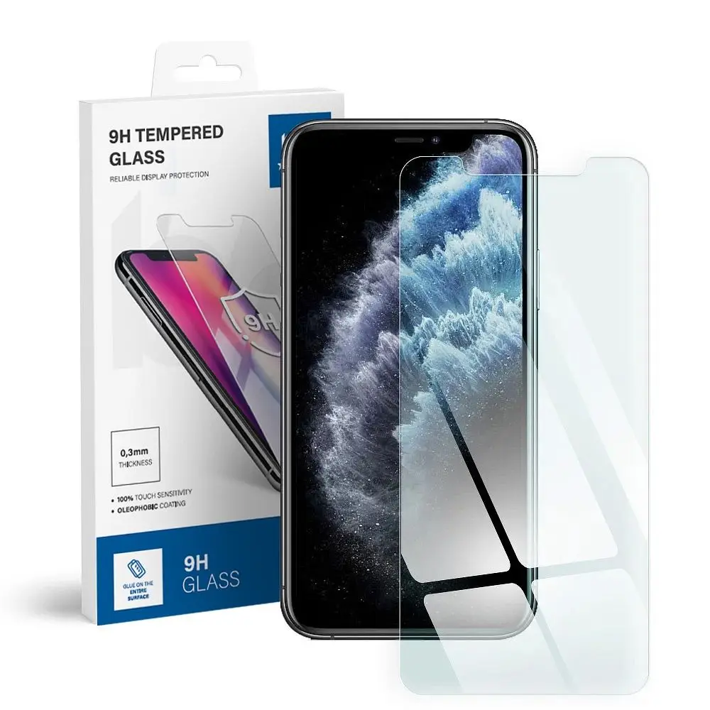 Kaljeno steklo za iPhone XS / 11 PRO MAX Blue Star